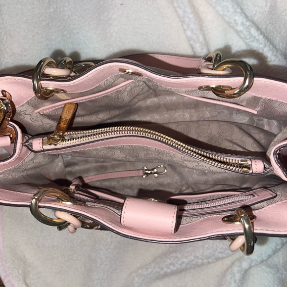 Michael Kors Cynthia Medium Saffiano Leather Satchel - Picture 5 of 6